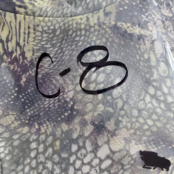 Animale Women's Multicolor Bomber Jacket Animal Print Sequin Size Medium (C-8) - Picture 15 of 15